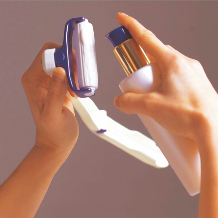 Creme Roller mit 3 Applikatoren