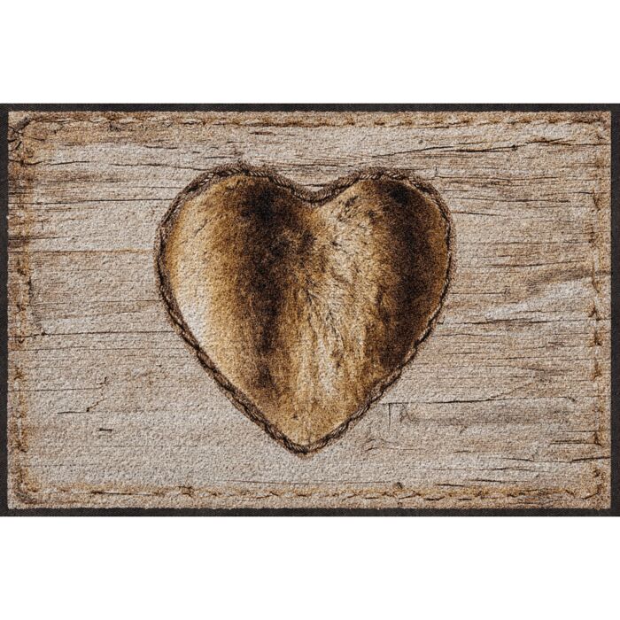 Türvorlage Chalet Heart 50x75 cm