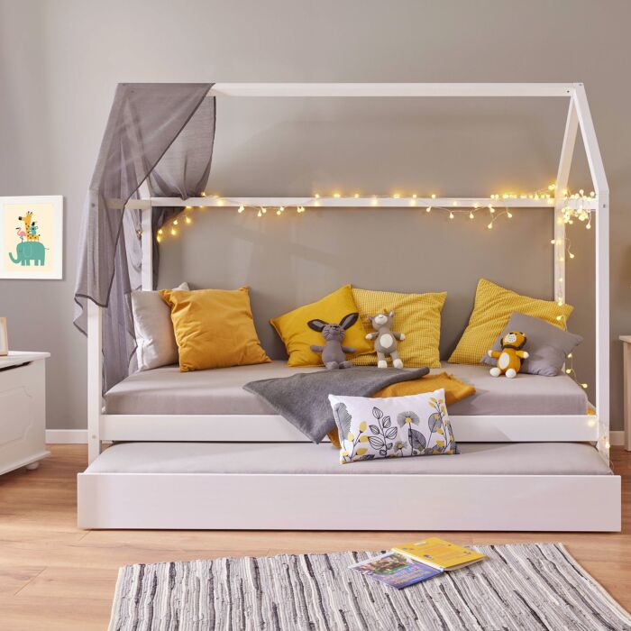Hausbett aus massivem Kiefernholz