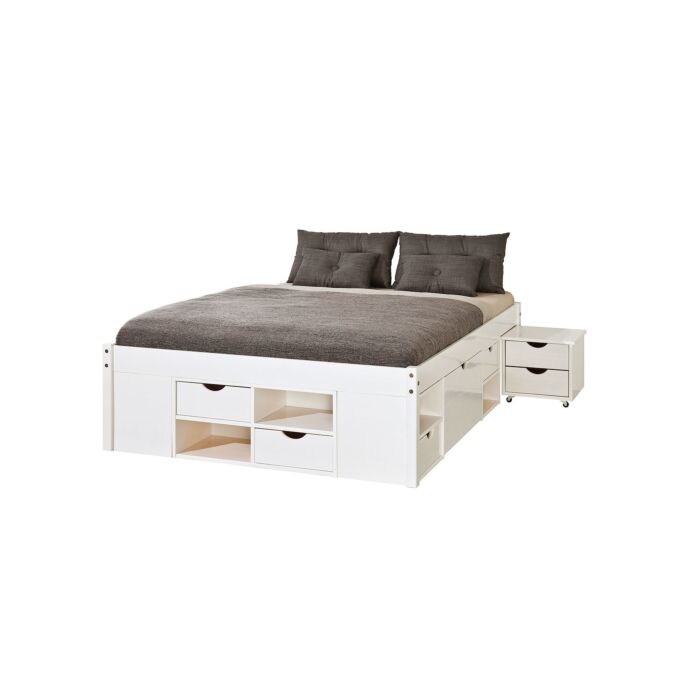 Funktionsbett TOM mit viel Stauraum