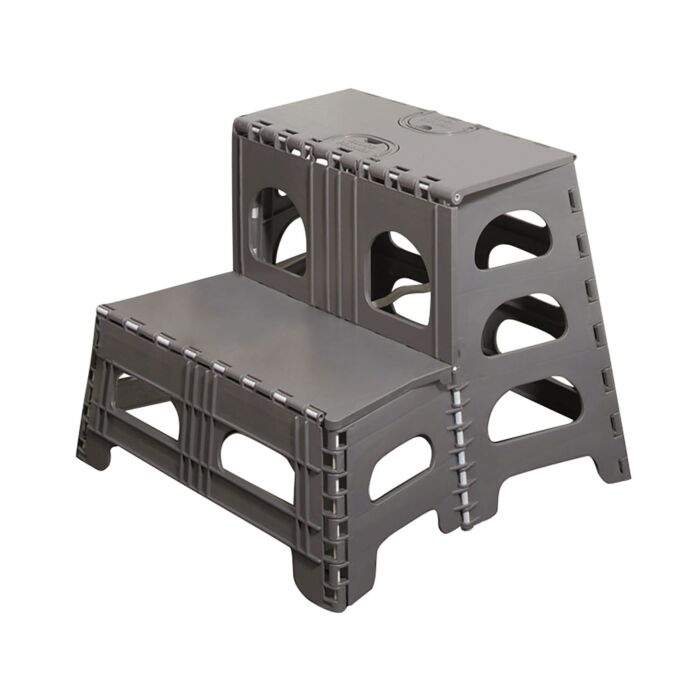 Escabeau/tabouret pliant à 2 marches main product photo