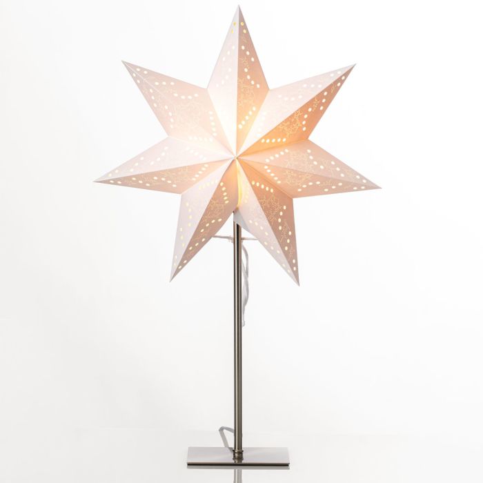 Tischleuchte Stern mit filigranem Lazer-Muster main product photo