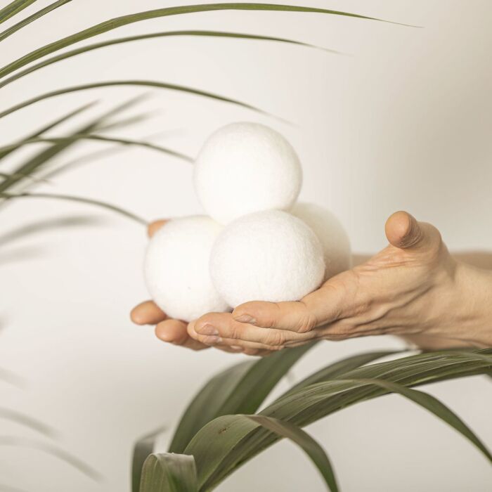 Washo Natur Tumbler Balls aus Schafschurwolle