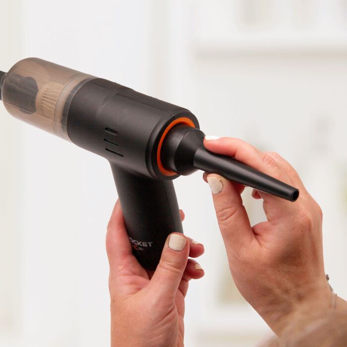 Aspirateur à main Livington Pocket Vac avec fonctions aspiration et souffleur