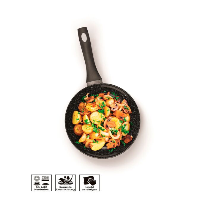 Bratmaxx Aluminium Pfanne 3-teilig, PFAS frei