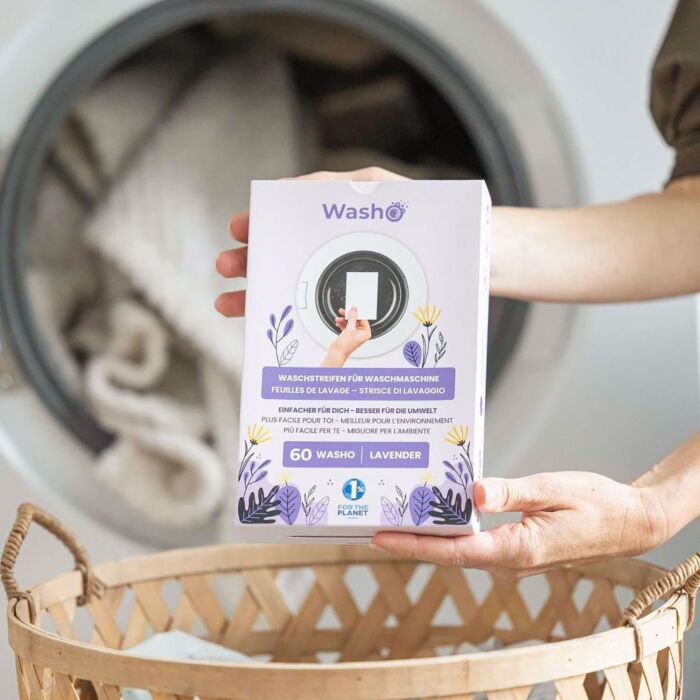 Washo Waschstreifen Lavender, 60 Stk