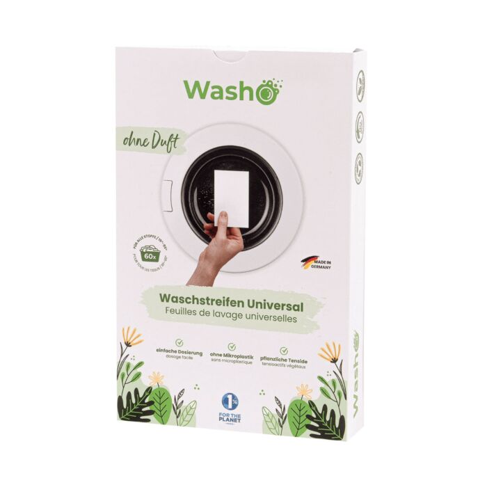 Washo Waschstreifen ohne Duft, 60 Stk