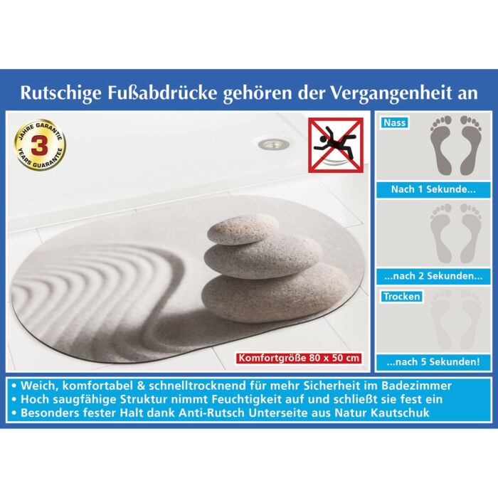 Tapis de douche et de bain Zen