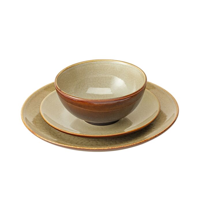 Keramik Geschirr-Set Grado, 18-teilig