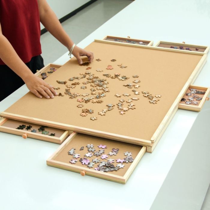 Table à puzzle pour jusqu'à 1500 pièces ⋆ Lehner Versand