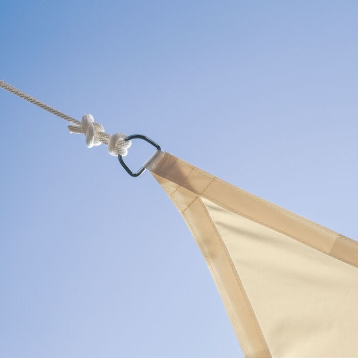 Voile d'ombrage triangualra, impperméable, 3.6m