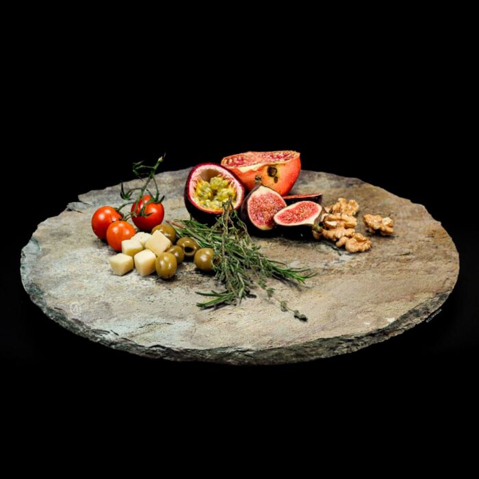 Plateau tournant en ardoise Climaqua Rondel Rusty main product photo