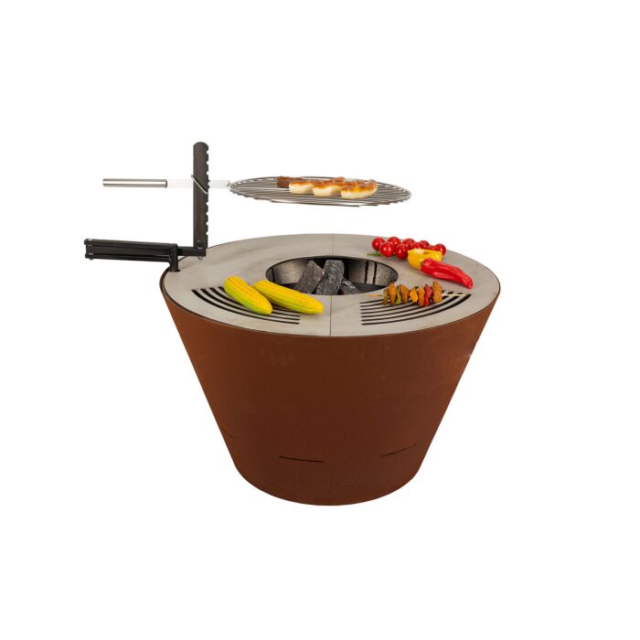 Nouvel Feuerschale mit Grillring Cono 80