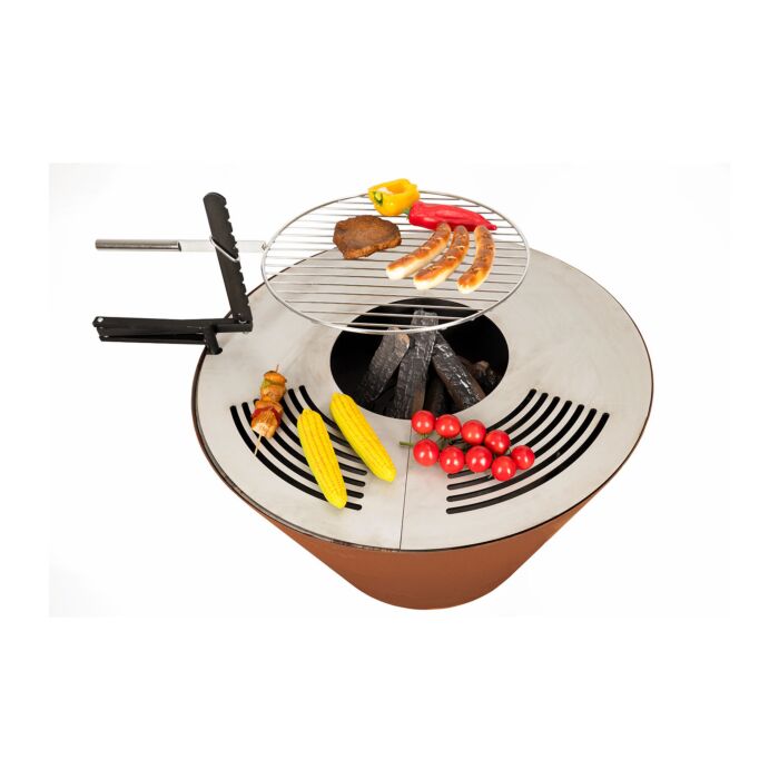 Nouvel Feuerschale mit Grillring Cono 80