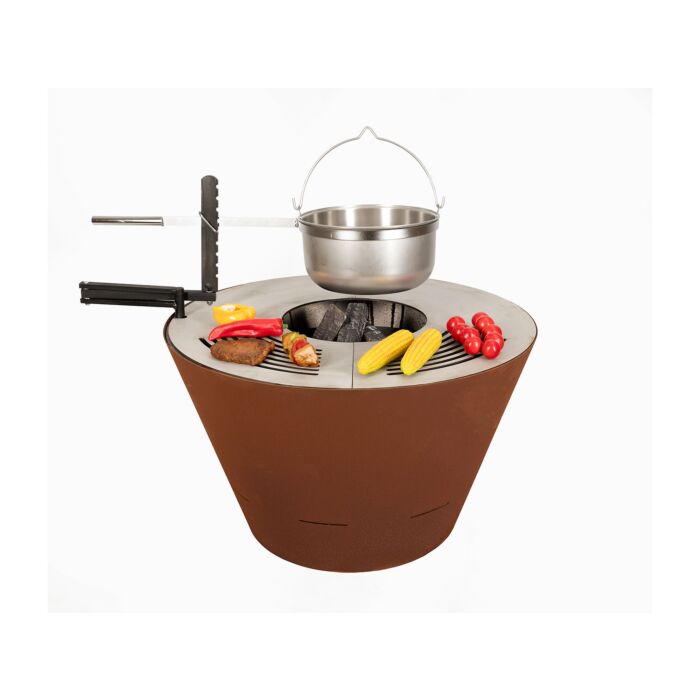 Nouvel Feuerschale mit Grillring Cono 80
