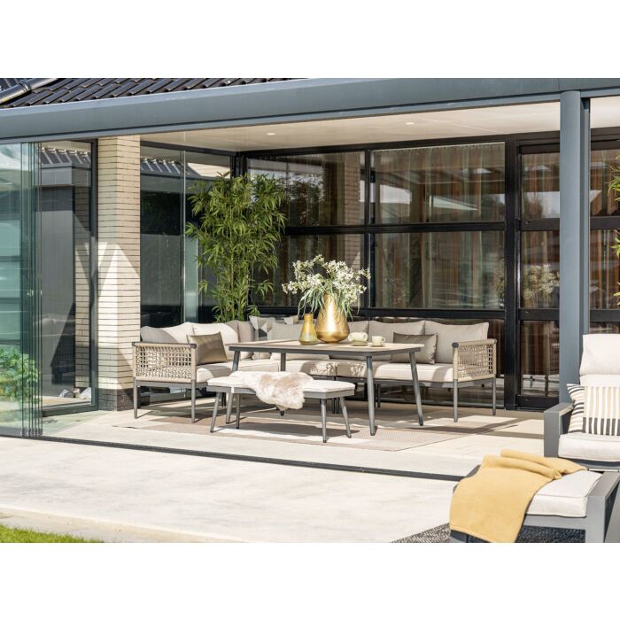 Salon de jardin Teramon, 6 éléments