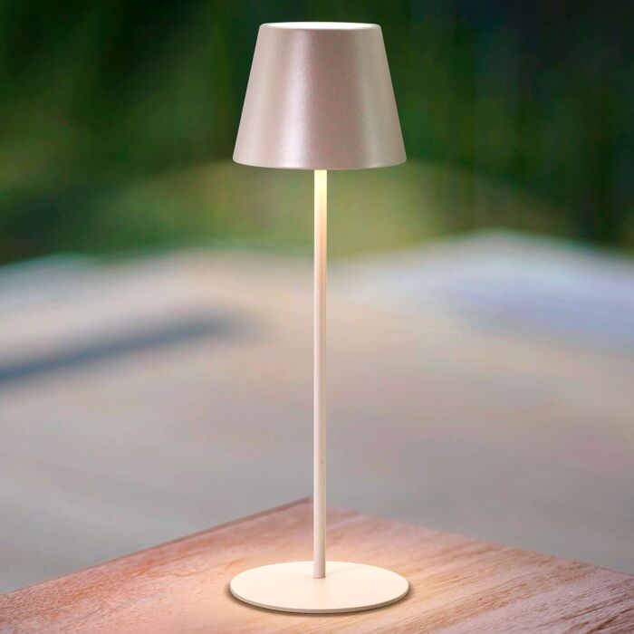 LED Tischleuchte Mia, RGB, für In- und Outdoor