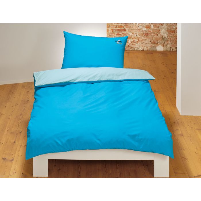 Image of Maui Sports Uni Bettwäsche Doubleface, türkis-mint, 2x65x65 cm / 200x210 cm bei Lehner Versand Schweiz