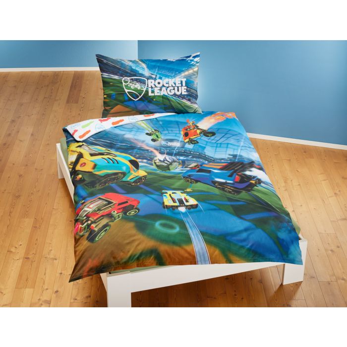 Image of Bettwäsche Rocket League, mehrfarbig, 65x100 cm / 160x210 cm bei Lehner Versand Schweiz