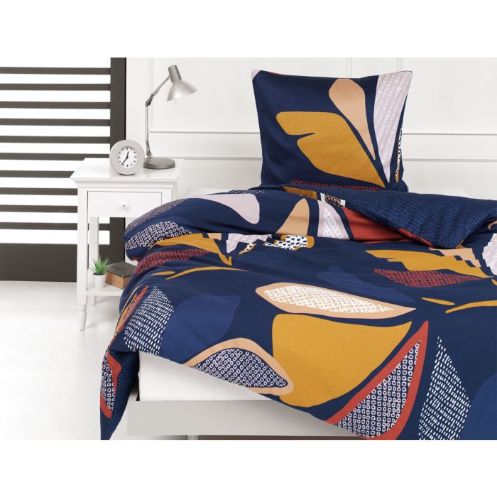 Image of Esprit Bettwäsche Nelia, marine, 2x65x65 cm / 200x210 cm bei Lehner Versand Schweiz