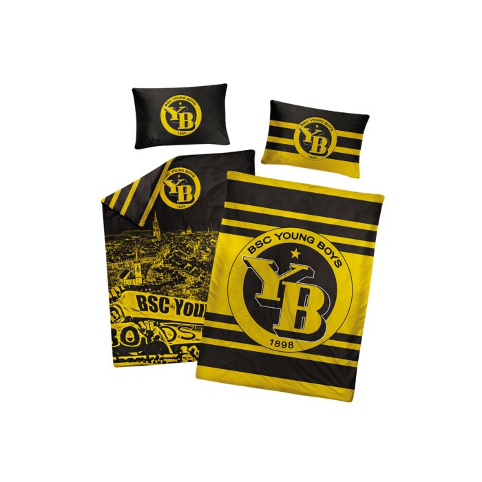 Image of BSC Young Boys Bettwäsche, gelb, 65x100 cm / 160x210 cm bei Lehner Versand Schweiz