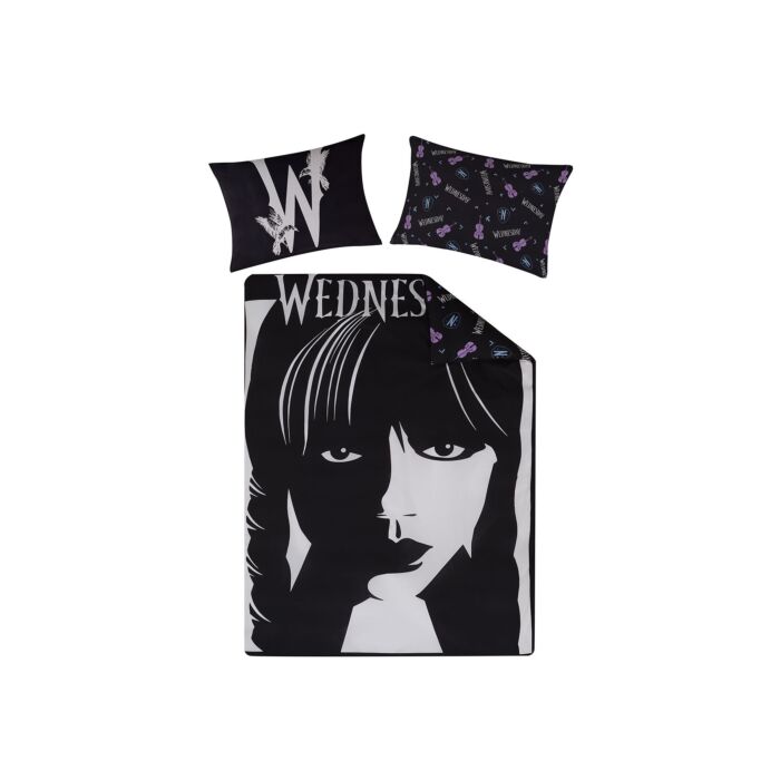 Bettwäsche mit Wednesday Addams