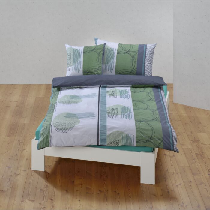 Linge de lit avec motif artistique