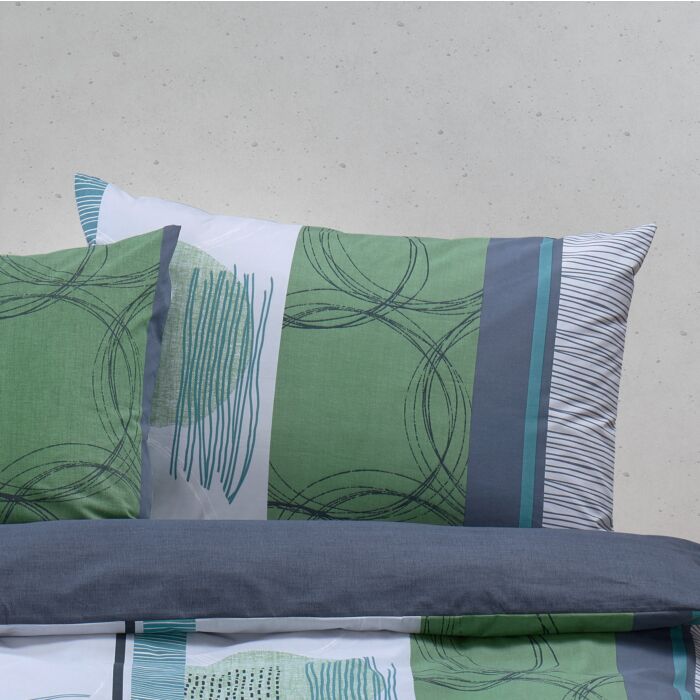 Linge de lit avec motif artistique