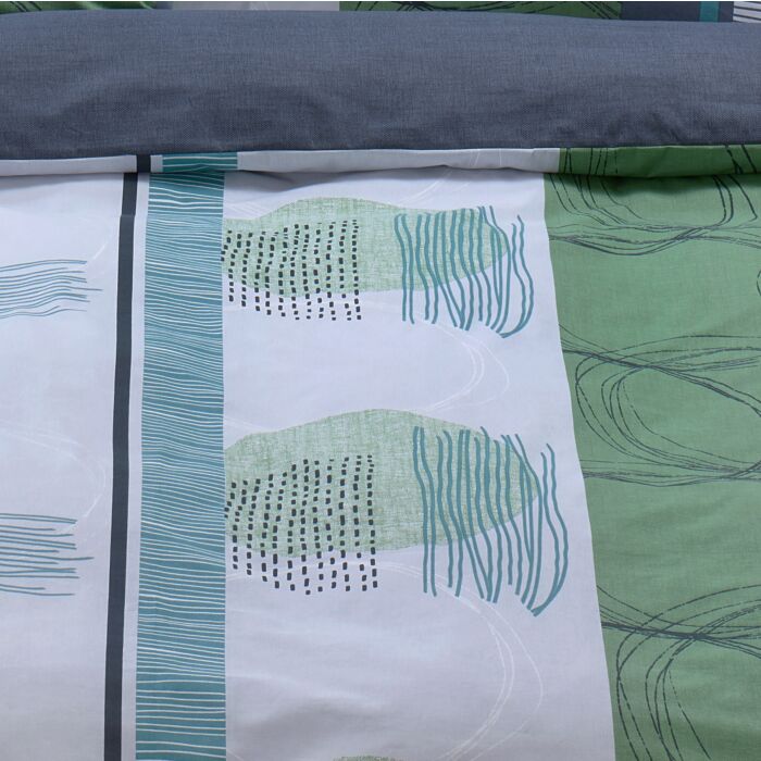 Linge de lit avec motif artistique