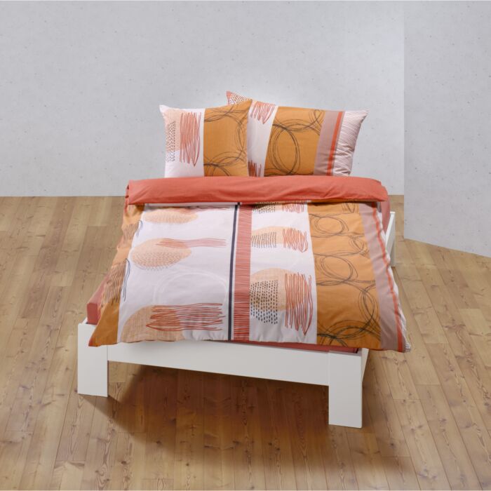 Linge de lit avec motif artistique