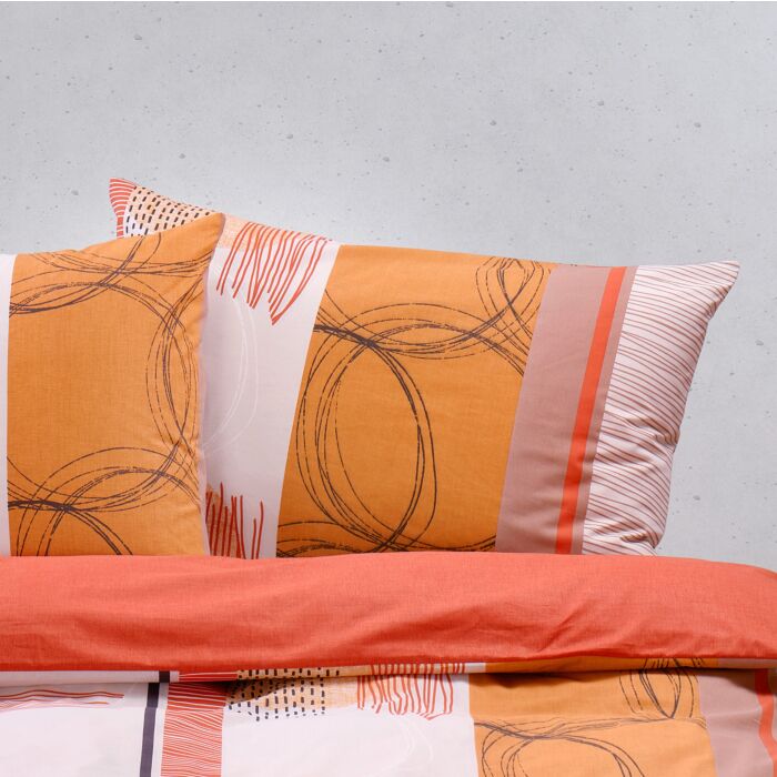 Linge de lit avec motif artistique