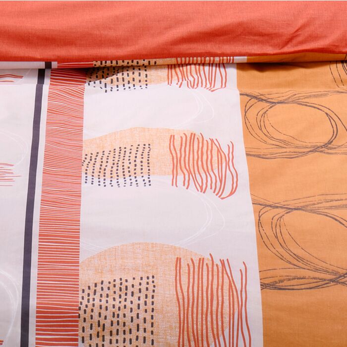 Linge de lit avec motif artistique