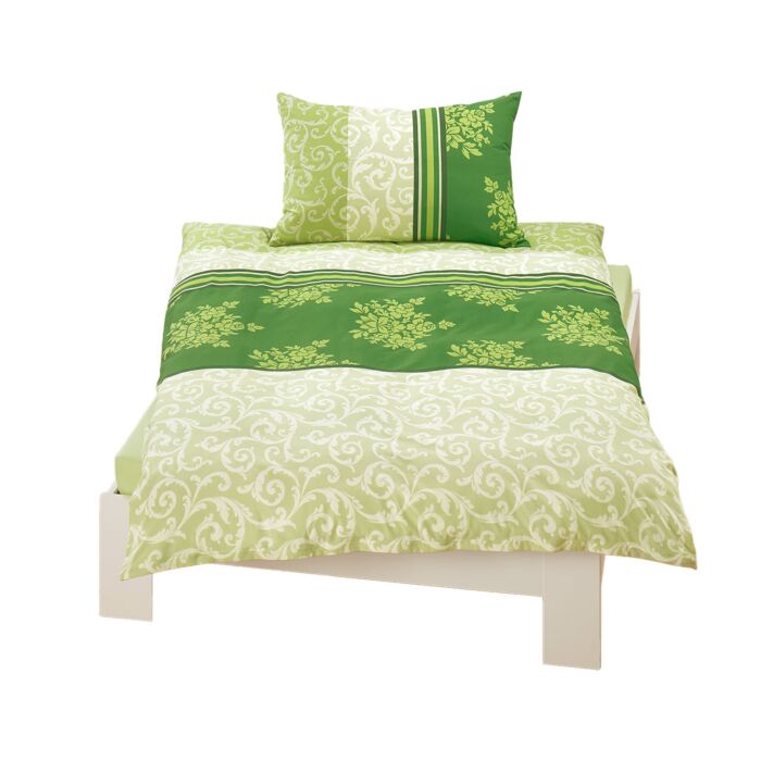 Bettwäsche mit Blätterdesign – 50x70 cm / 160x210 cm