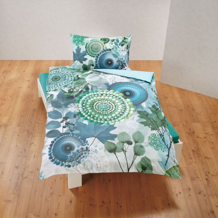 Bettwäsche mit Wintermandalas