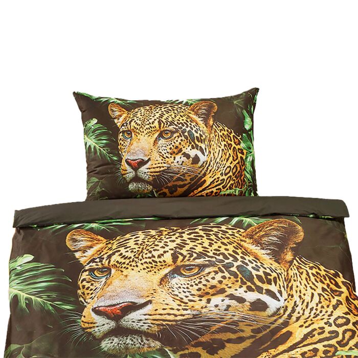 Parure de lit au look léopard tendance
