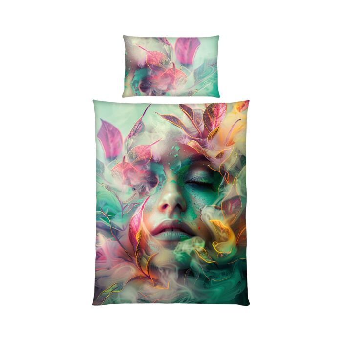 Bettwäsche Mystic Dream bunt mit Gesicht main product photo