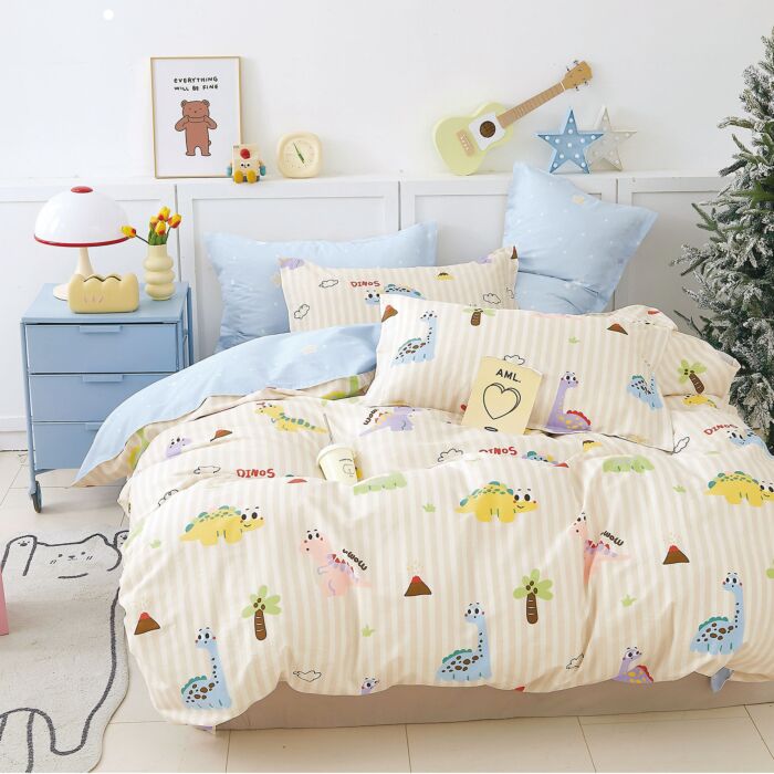 Linge de lit dinosaure pour explorateurs