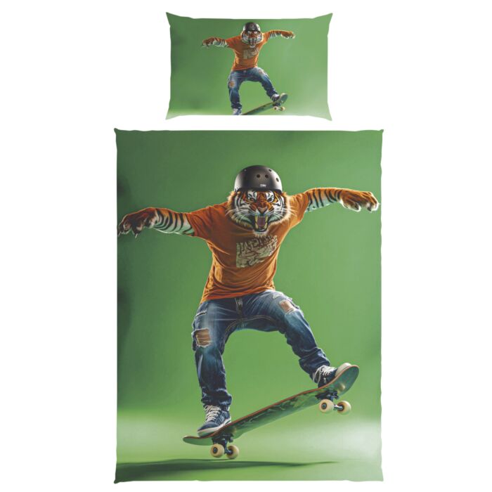 Bettwäsche mit Skatermotiv