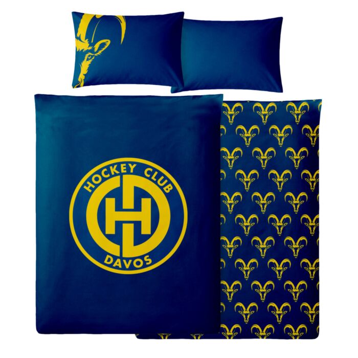 Parure de lit aux couleurs du club HC Davos