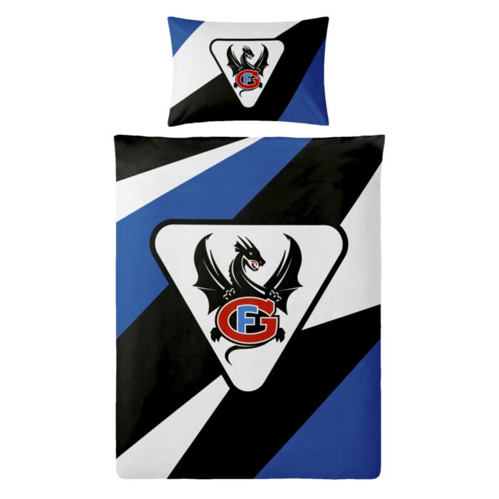 Parure de lit avec motif Fribourg-Gottéron