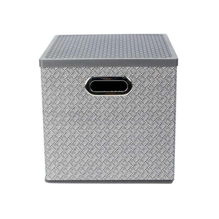Boîte de rangement pliable avec couvercle