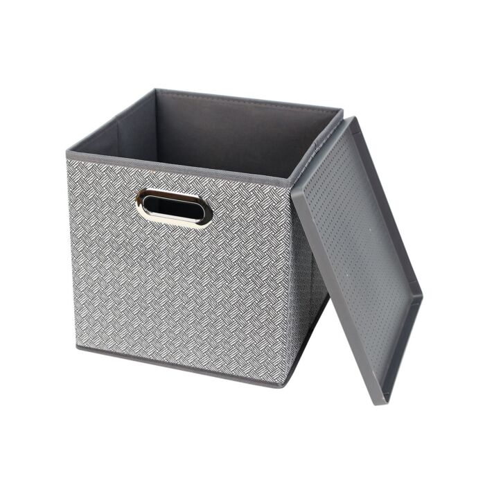 Boîte de rangement pliable avec couvercle