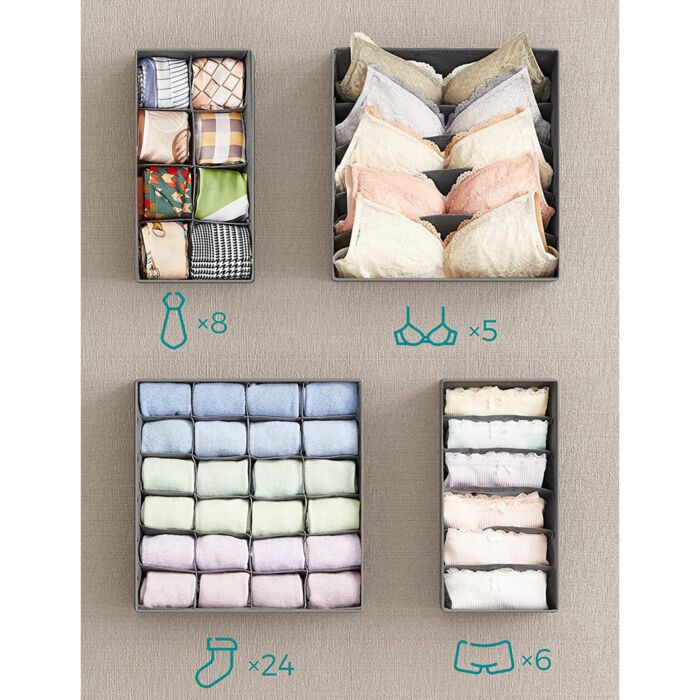 Schubladenorganzier-Boxen 8er-Set