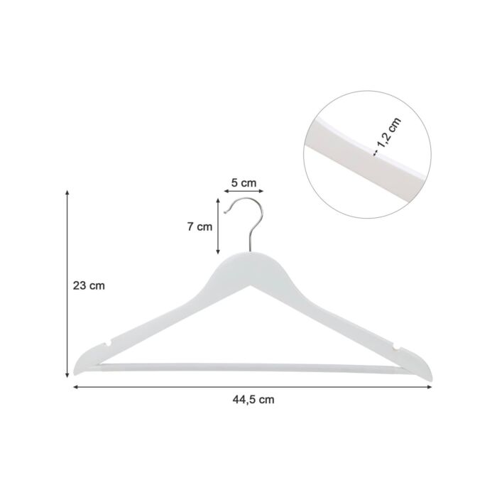 SONGMICS Kleiderbügel aus Ahorn, 20 Stück
