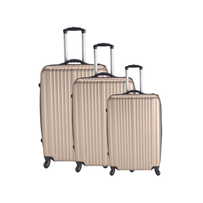 Travel Expedition Locarno Kofferset, 3-teilig, mit Waage ⋆ Lehner