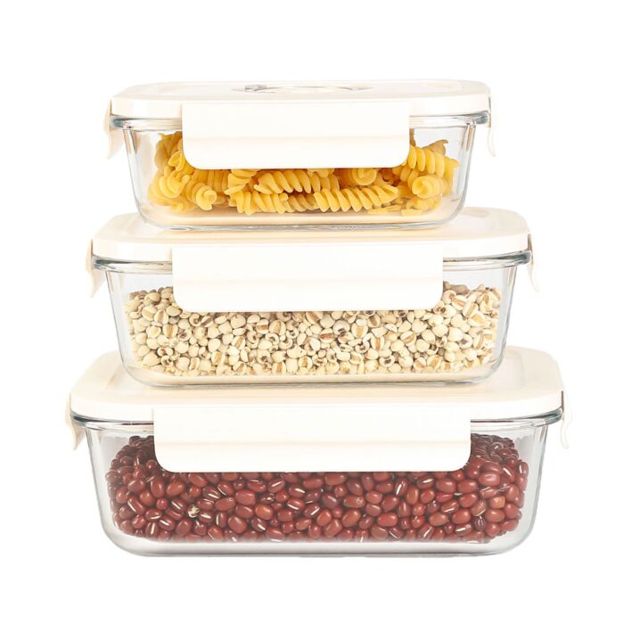 Sous-Vide-Aufbewahrungsboxen 3er Set mit Vakuumpumpe main product photo