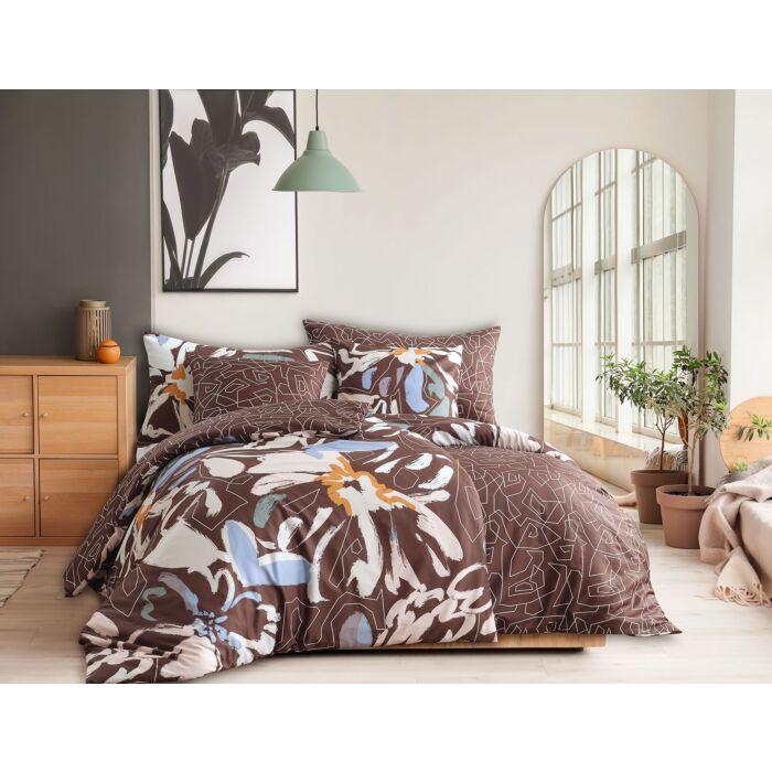 Esprit Bettwäsche Nadja mit Blumen – Kissenbezug – 65x100 cm