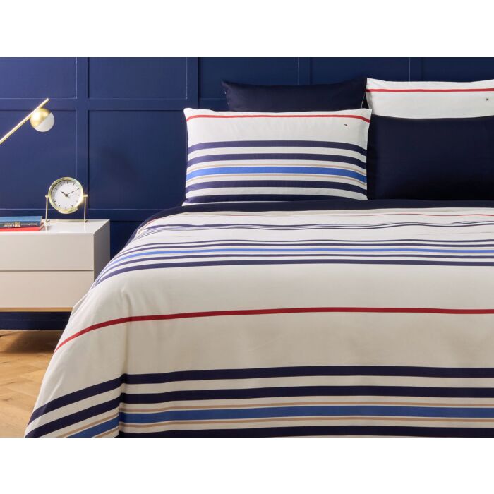 Tommy Hilfiger Bettwäsche Classic Stripes – Kissenbezug – 65x100 cm