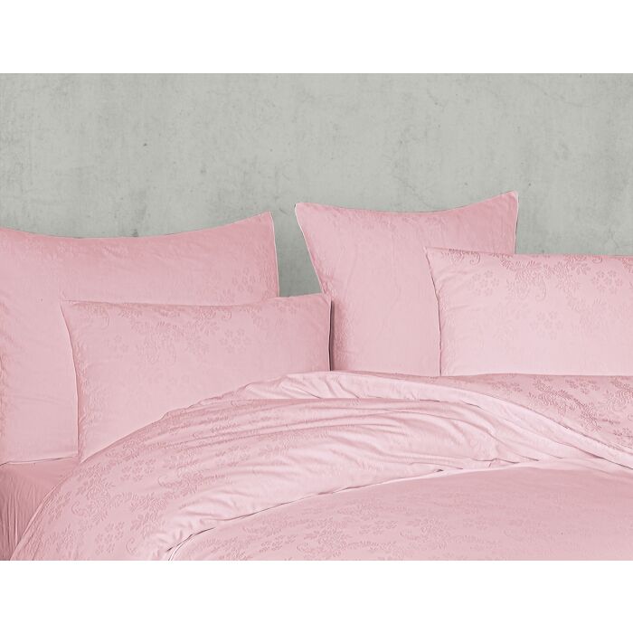 Drap-housse assorti: vieux rose