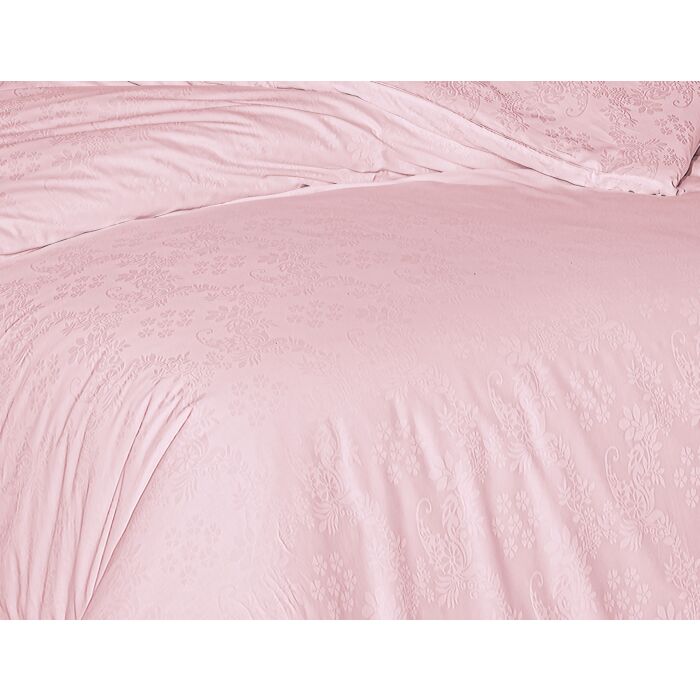 Drap-housse assorti: vieux rose